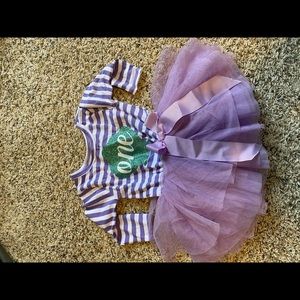 Mermaid / Ocean Themed 1st Birthday Dress